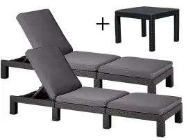 2-x-lezak-ogrodowy-daytona-stolik-grafit