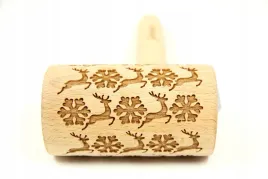waleczek-do-ciasta-platki-sniegu-grawerowany-wzor-swiateczny-renifery-maly