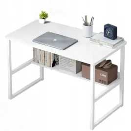 biurko-komputerowe-stolik-loft-biale-mlodziezowe-z-polka-nowoczesne-100-cm