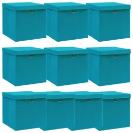 vidaxl-pudelka-z-pokrywami-10-szt-blekitne-32x32x32-cm-tkanina