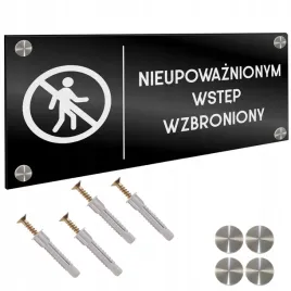 informacyjna-tabliczka-wstep-wzbroniony-dystanse-tablica-grawer-11x24cm