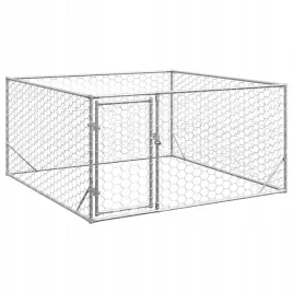 vidaxl-zewnetrzna-buda-dla-psa-z-drzwiami-2x2x1-m-stal-ocynkowana