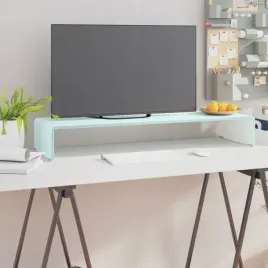 vidaxl-podstawka-pod-monitor-tv-zielone-szklo-90x30x13-cm