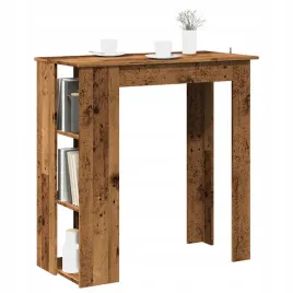 vidaxl-stolik-barowy-z-polkami-stare-drewno-102x50x1035-cm