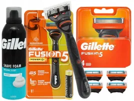 maszynka-gillette-fusion-5-micropulses-4x-ostrza-zamienne-pianka-200ml