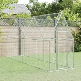 vidaxl-klatka-dla-kurczat-srebrna-400x100x190-cm-stal-galwanizowana