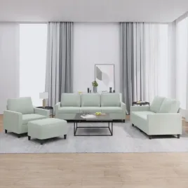 vidaxl-4-cz-komplet-wypoczynkowy-z-poduszkami-jasnoszary-aksamit