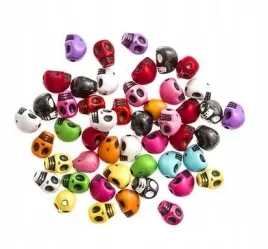 koraliki-czaszki-multikolor-1cm-48szt