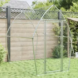 vidaxl-klatka-dla-kurczat-srebrna-200x105x182-cm-stal-galwanizowana