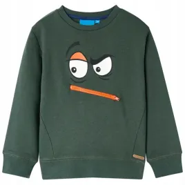 bluza-dziecieca-ciemnozielona-104