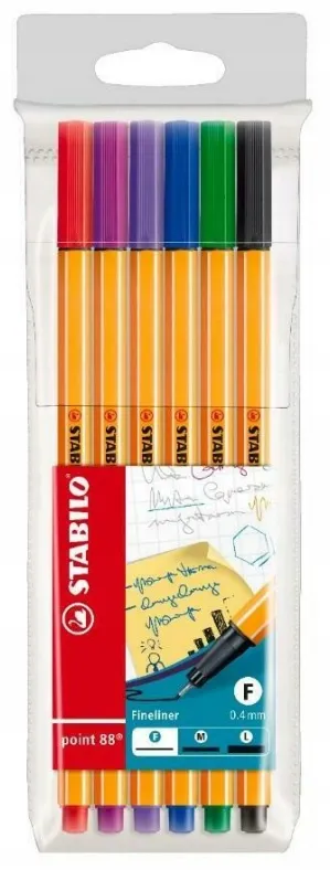 cienkopisy-point-88-6-szt