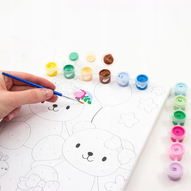 malowanie-po-numerach-misie-kidea-bohater-brak