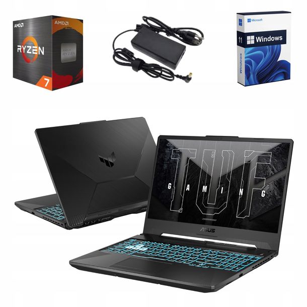 LAPTOP ASUS TUF Gaming A15 Ryzen 7 7435HS 16GB 512GB SSD RTX2050 Win11