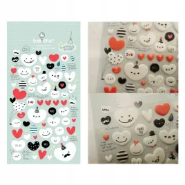 naklejki-ozdobne-swiecace-w-ciemnosci-wypukle-serca