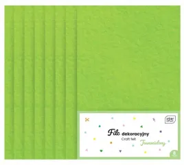 filc-dekoracyjny-8szt-jasnozielony