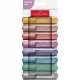 faber-castell-1546-zakreslacze-metaliczne-8-kolorow-zestaw-do-podkreslani