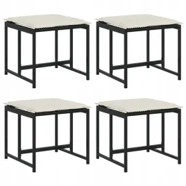 stolki-ogrodowe-z-poduszkami-4-szt-czarne-pol