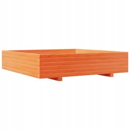 donica-ogrodowa-woskowy-braz-110x110x265-cm-drewno-sosnowe
