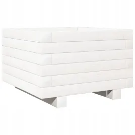 donica-ogrodowa-biala-40x40x265-cm-lite-drewno-sosnowe