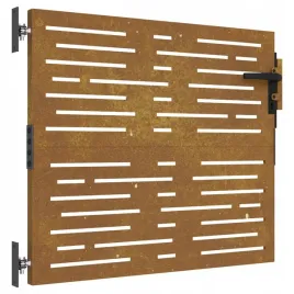 furtka-ogrodowa-85x75-cm-stal-kortenowska-motyw-prostokatow