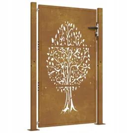 furtka-ogrodowa-105x155-cm-stal-kortenowska-motyw-drzewa