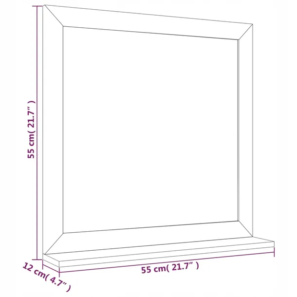 lustro-scienne-55x55-cm-lite-drewno-orzechowe-waga-z-opakowaniem-4-5-kg