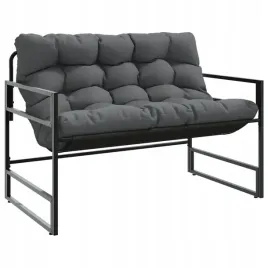 lawka-ogrodowa-z-poduszka-antracytowa-113-cm-stal
