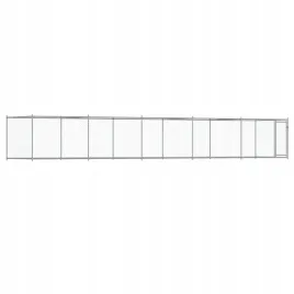 klatka-dla-psa-z-drzwiami-szara-10x2x15-m-stal