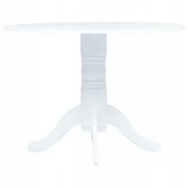 stol-bialy-106-cm-lite-drewno-kauczukowca