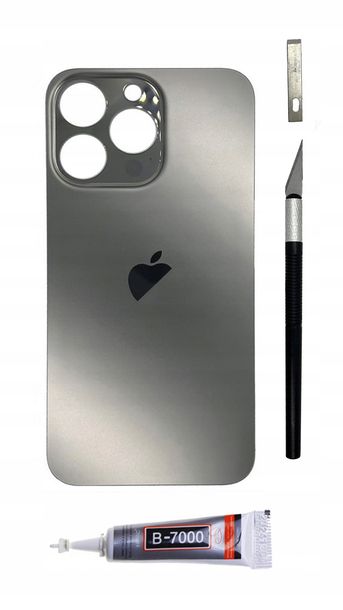 ﻿OEM Panel tylny grafitowy do iPhone 13 Pro Big Hole szkło tylne kłapka