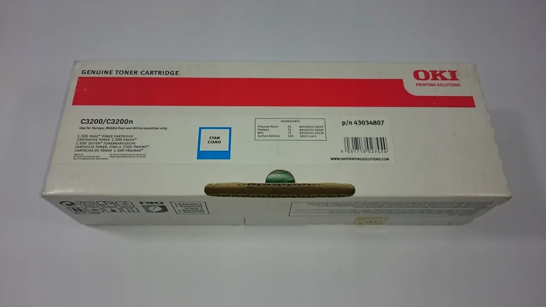 toner-oki-c3200-43034807-niebieski-cyan-stan-nowy