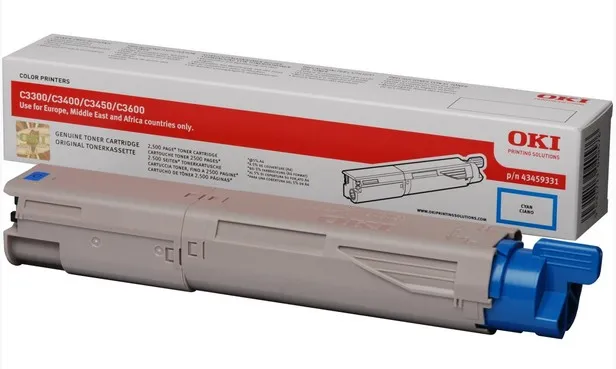 toner-oki-c3450-43459331-niebieski-cyan-stan-nowy