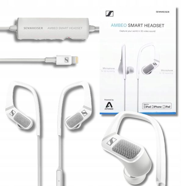 Słuchawki Przewodowe Dokanałowe Mikrofon Sennheiser Ambeo Smart Headset 1