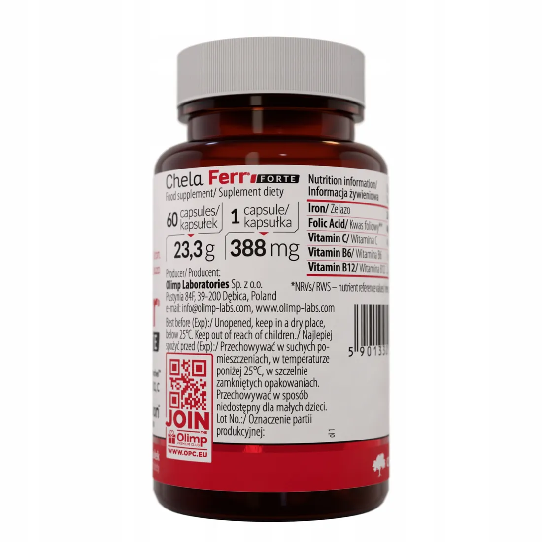 olimp-chela-ferr-forte-60-kapsulek-marka-olimp