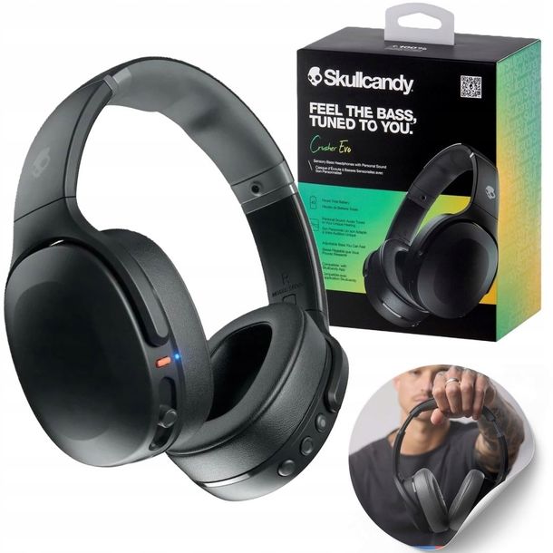 Słuchawki Bezprzewodowe Nauszne z Mikrofonem Skullcandy Crusher Evo