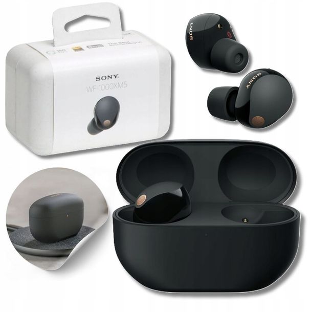 Słuchawki Bezprzewodowe Dokanałowe z Mikrofonem Sony WF-1000XM5