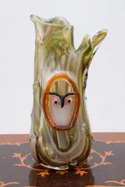 szklo-murano-style-wazon-kolorowy-sowa-w-drzewie