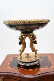 duza-czarna-patera-porcelana-braz-amory-anioly