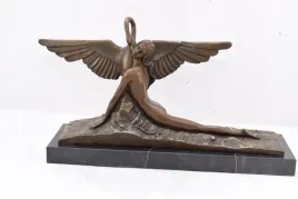 akt-kobiety-z-labedziem-secesja-figura-z-brazu