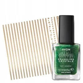 avon-zestaw-do-stylizacji-paznokci-emerald-shine-lakier-naklejki