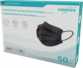 maseczki-medyczne-europapa-iir-czarne-3-wartswowe-50-szt