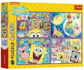 puzzle-4x250-szalony-swiat-sponge-boba-trefl