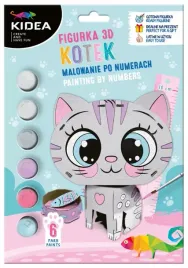 figurka-3d-kotek-malowanie-po-numerach-kidea