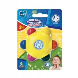 kredki-swiecowe-w-ksztalcie-gwiazdki-astra-baby-6-kolorow