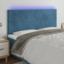 vidaxl-zaglowek-do-lozka-z-led-ciemnoniebieski-160x5x118-128-cm