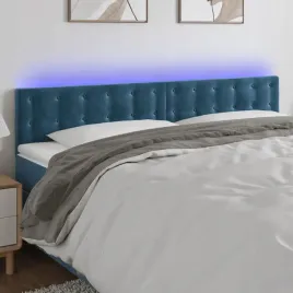 vidaxl-zaglowek-do-lozka-z-led-ciemnoniebieski-160x5x78-88cm-aksamit