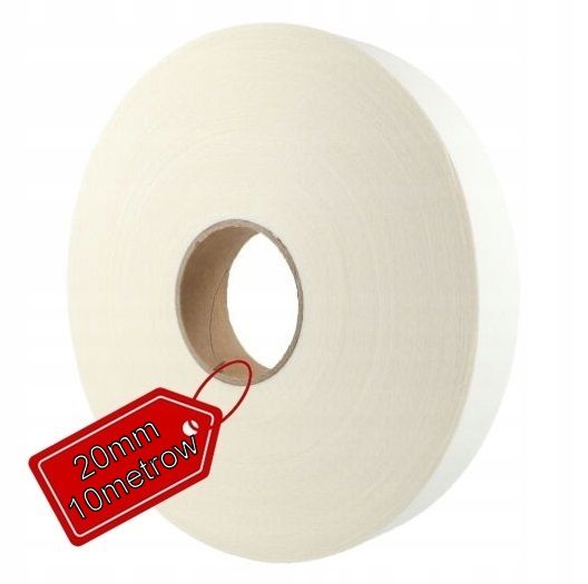 ﻿Taśma Termo Krawiecka 2cm Do Podklejania Podwijania Skracania 20mm 10metrów