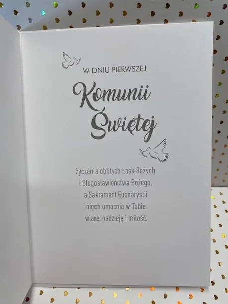 karnet-komunia-stan-opakowania-oryginalne