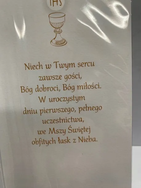 karnet-komunia-stan-opakowania-oryginalne