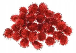 pompony-metaliczne-czerwone-2cm-40szt